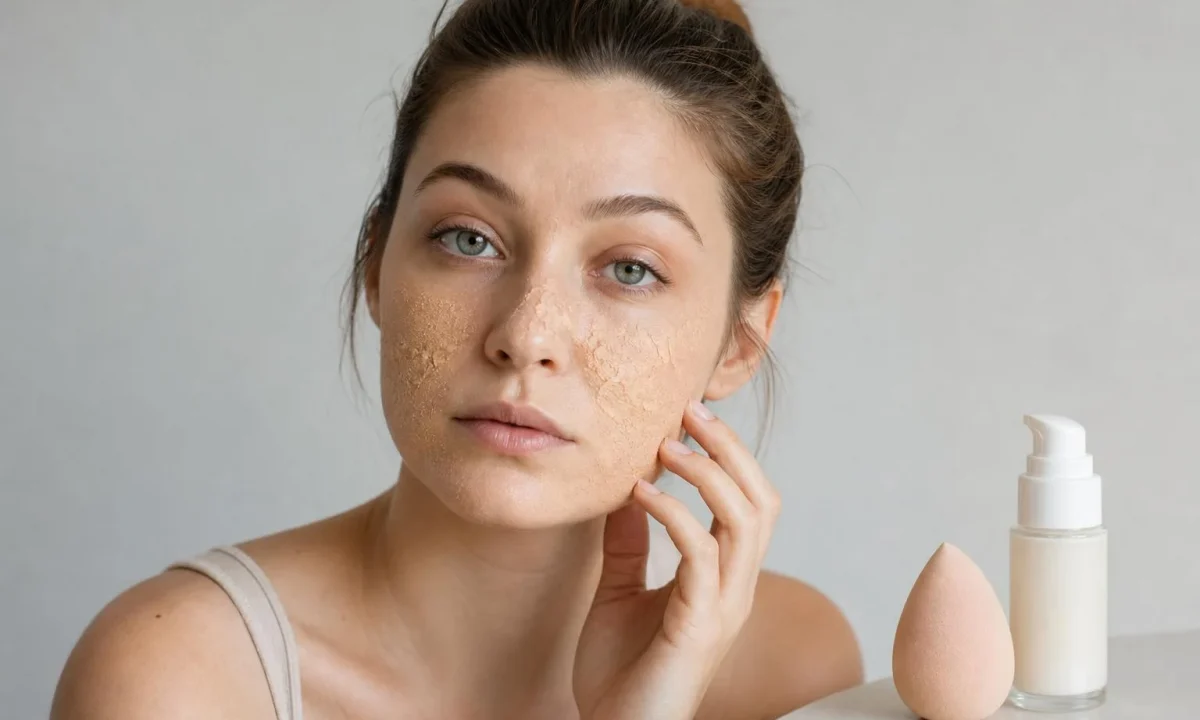 Co udělat když se make up začne na obličeji drolit